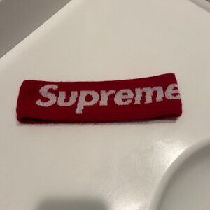 Supreme New Era Red Headband Sweatband